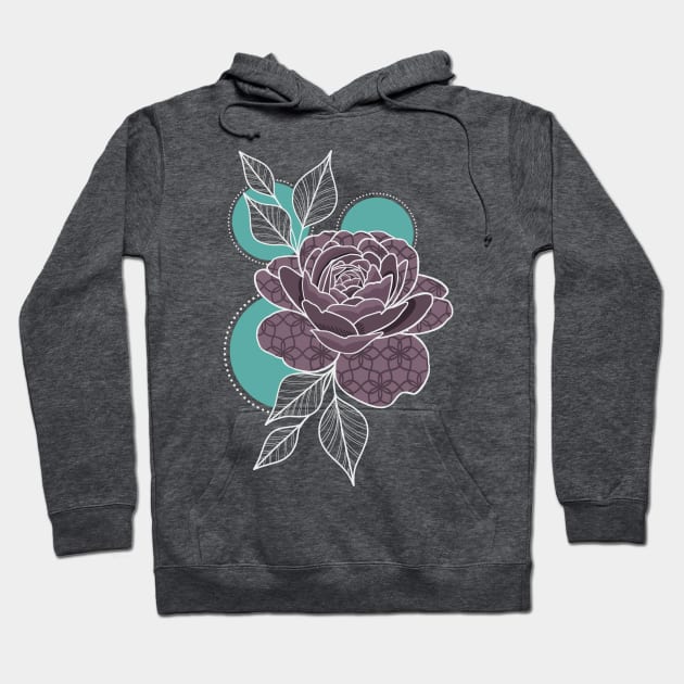 Muted Bloom Hoodie by louddoodle